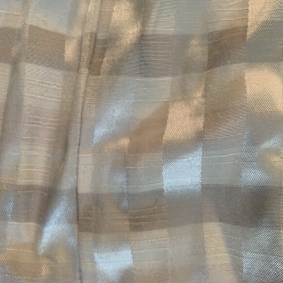 PERCEPTIONS WOMEN'S IVORY PLAID OPEN FRONT 3/4 SLEEVE BLAZER SIZE 6P (PETITE) - Picture 3 of 4